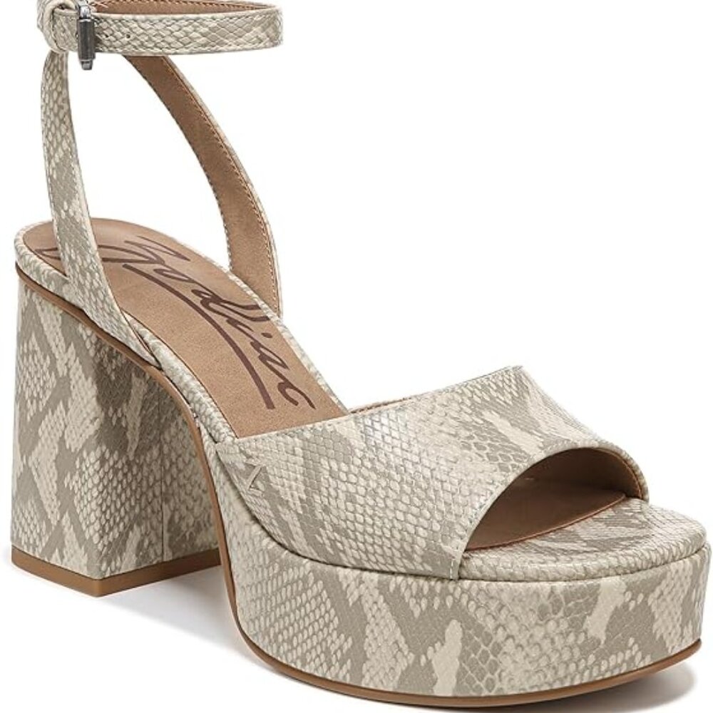 ZODIAC Womens Priya Chunky Platform Open Round Toe Block Heel Sandal Size 9 NWB